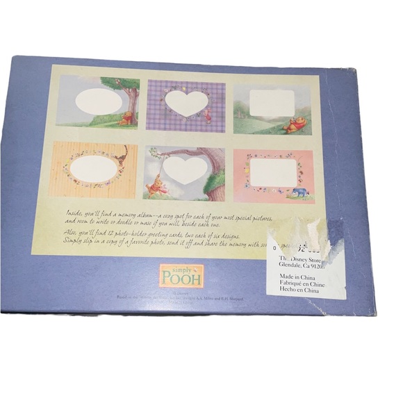 Vintage Winnie Pooh memory book & greeting card set - Picture 5 of 5